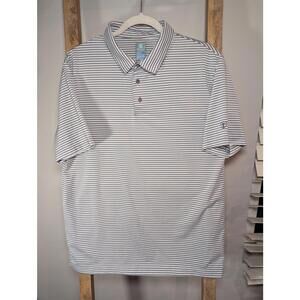 Pro Tour Coolplay Striped Polo Shirt Medium